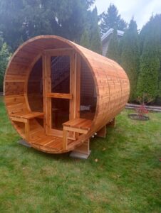 Froggy View - Sauna Barrel - 8 ft