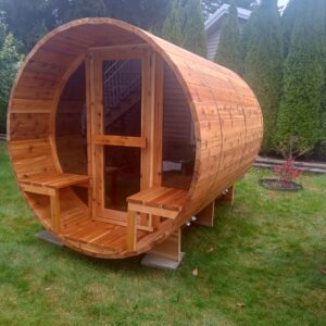 Froggy View - Sauna Barrel - 8 ft